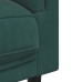 Sillón con cojín terciopelo verde oscuro