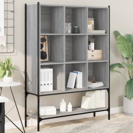 Estantería madera de ingeniería gris Sonoma 102x30x141,5 cm