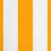Tela de cenefa de toldo de repuesto rayas amarillo y blanco 6 m