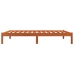 Estructura de cama sin colchón madera maciza marrón 90x190 cm