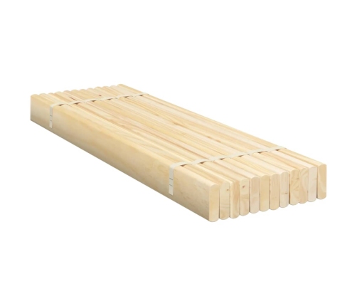 Láminas de somier de cama madera maciza de pino 80x200 cm