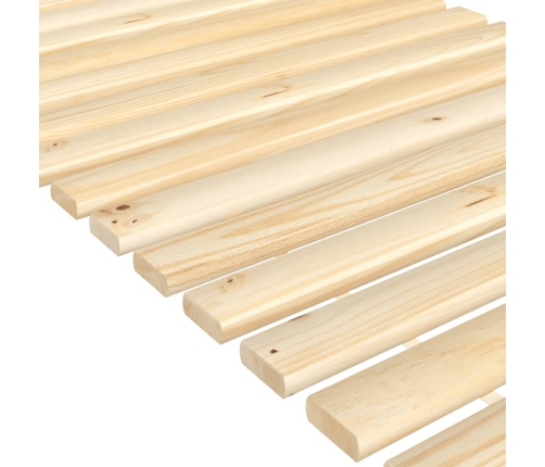 Láminas de somier de cama madera maciza de pino 80x200 cm