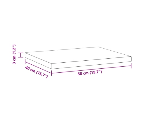 vidaXL Estantes de pared 2 uds acero inoxidable plateado 50x40x3 cm