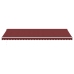 Toldo retráctil automático burdeos 600x350 cm