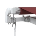 Toldo retráctil manual burdeos 500x300 cm