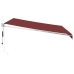 Toldo retráctil automático burdeos 400x300 cm