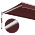 Toldo retráctil automático burdeos 400x300 cm