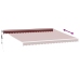 Toldo retráctil automático burdeos 450x300 cm