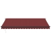 Toldo retráctil automático burdeos 450x300 cm
