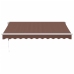 Toldo retráctil automático burdeos 300x250 cm