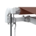 Toldo retráctil automático burdeos 300x250 cm