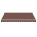 Toldo retráctil automático marrón 400x350 cm
