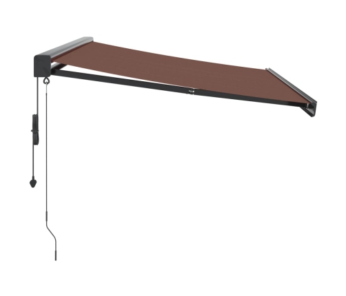 Toldo retráctil automático burdeos 300x250 cm