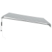 Toldo retráctil automático luz LED antracita blanco 400x300cm