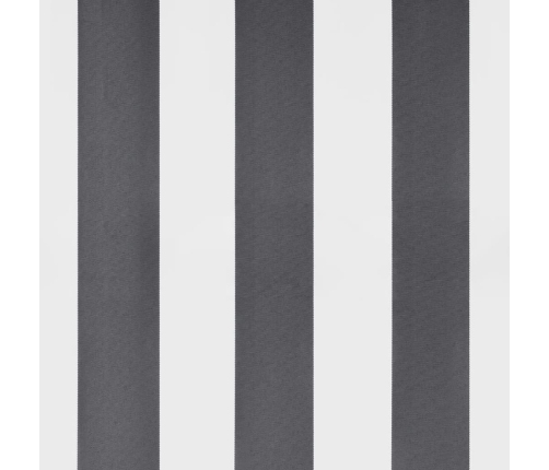 Toldo retráctil automático gris antracita y blanco 450x350 cm