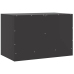 Mueble para TV de acero negro 67x39x44 cm