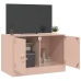 Mueble para TV de acero rosa 67x39x44 cm