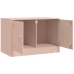 vidaXL Muebles para TV 2 unidades acero rosa 67x39x44 cm