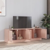 vidaXL Muebles para TV 2 unidades acero rosa 67x39x44 cm