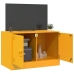 Mueble para TV de acero amarillo mostaza 67x39x44 cm