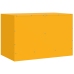 Mueble para TV de acero amarillo mostaza 67x39x44 cm