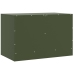 Mueble para TV de acero verde oliva 67x39x44 cm