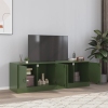 Muebles para TV 2 unidades acero verde oliva 67x39x44 cm