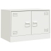 Muebles para TV 2 unidades acero blanco 67x39x44 cm