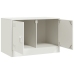 Muebles para TV 2 unidades acero blanco 67x39x44 cm