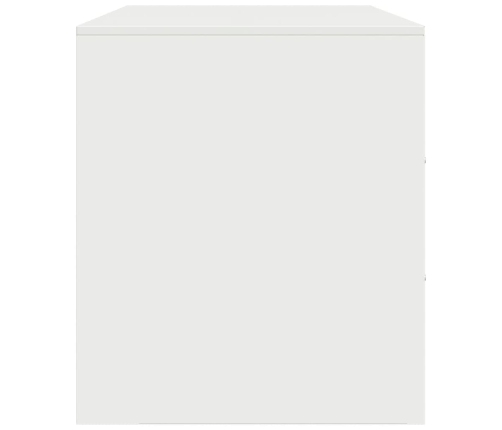 Muebles para TV 2 unidades acero blanco 67x39x44 cm