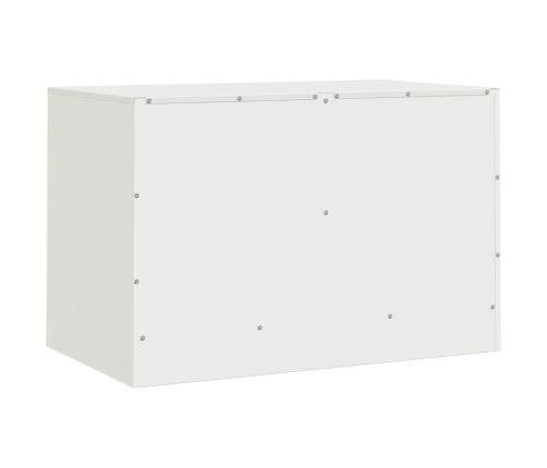 Muebles para TV 2 unidades acero blanco 67x39x44 cm