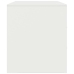 Mueble para TV de acero blanco 99x39x44 cm