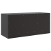 Mueble para TV de acero negro 99x39x44 cm