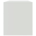 Mueble para TV de acero blanco 99x39x44 cm