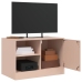 Mueble para TV de acero rosa 67x39x44 cm