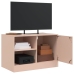 Muebles para TV 2 unidades acero rosa 67x39x44 cm