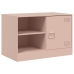 Muebles para TV 2 unidades acero rosa 67x39x44 cm