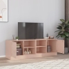 Muebles para TV 2 unidades acero rosa 67x39x44 cm