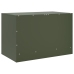 Mueble para TV de acero verde oliva 67x39x44 cm