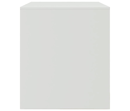 Mueble para TV de acero blanco 67x39x44 cm