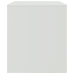 Mueble para TV de acero blanco 67x39x44 cm