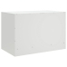 Mueble para TV de acero blanco 67x39x44 cm