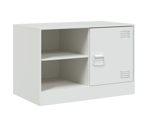 Muebles para TV 2 unidades acero blanco 67x39x44 cm