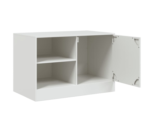 Muebles para TV 2 unidades acero blanco 67x39x44 cm