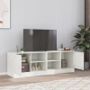 Muebles para TV 2 unidades acero blanco 67x39x44 cm