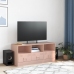 Mueble para TV de acero rosa 99x39x44 cm