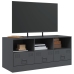 Mueble para TV de acero gris antracita 99x39x44 cm