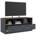 Mueble para TV de acero gris antracita 99x39x44 cm