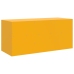 Mueble para TV de acero amarillo mostaza 99x39x44 cm