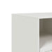 Mueble para TV de acero blanco 99x39x44 cm